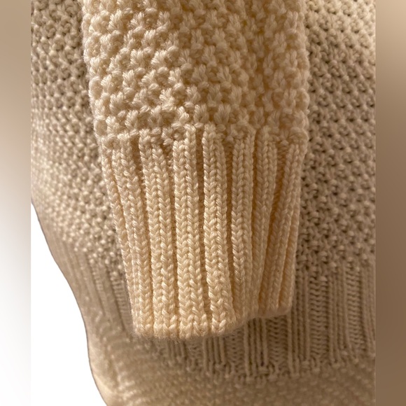 Women’s Authentic Lacoste Cream Tunic Sweater - Picture 10 of 11